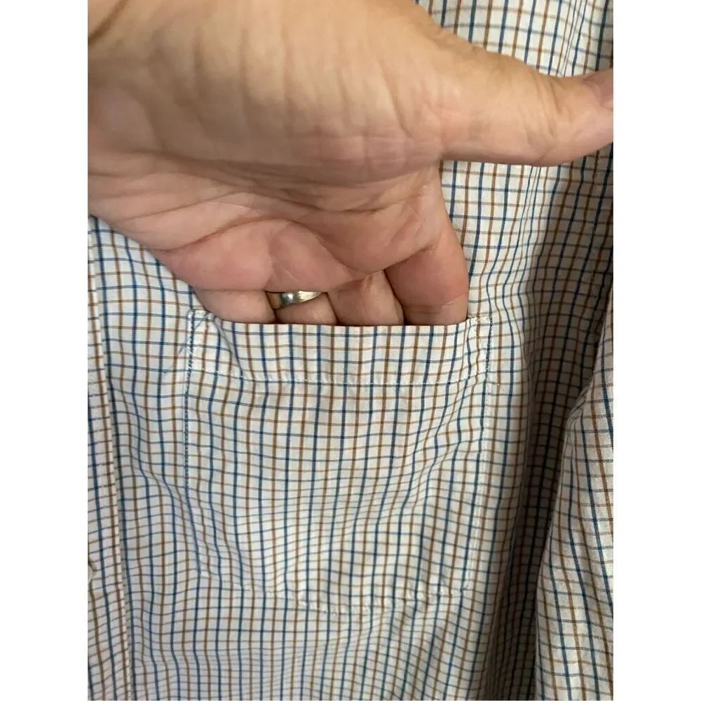 J.Crew slim men’s long sleeve button down shirt, size medium